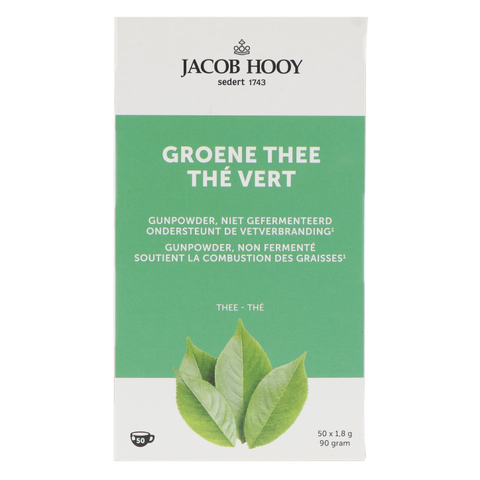 Jacob Hooy Groene Thee - 50 Theezakjes