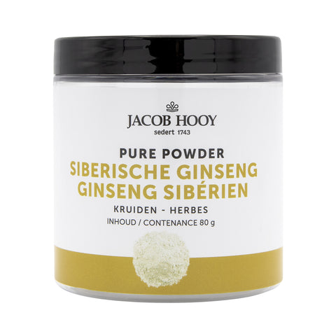 Siberische Ginseng Poeder 80 gr - Jacob Hooy